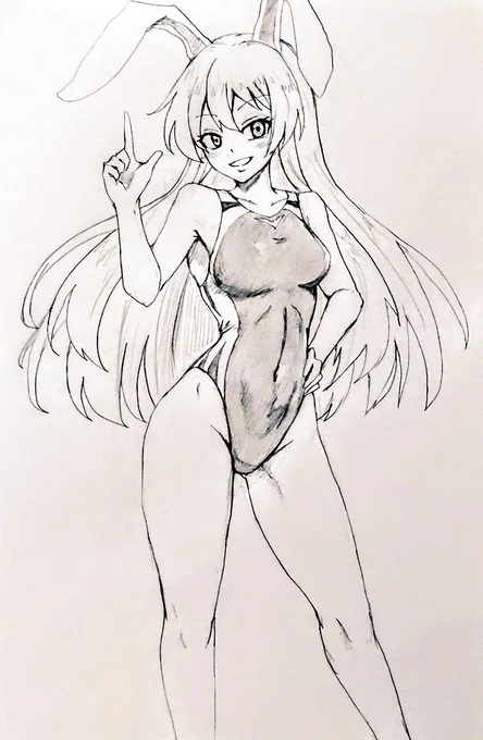 ─バキューン─競泳水着ウドンゲ。 