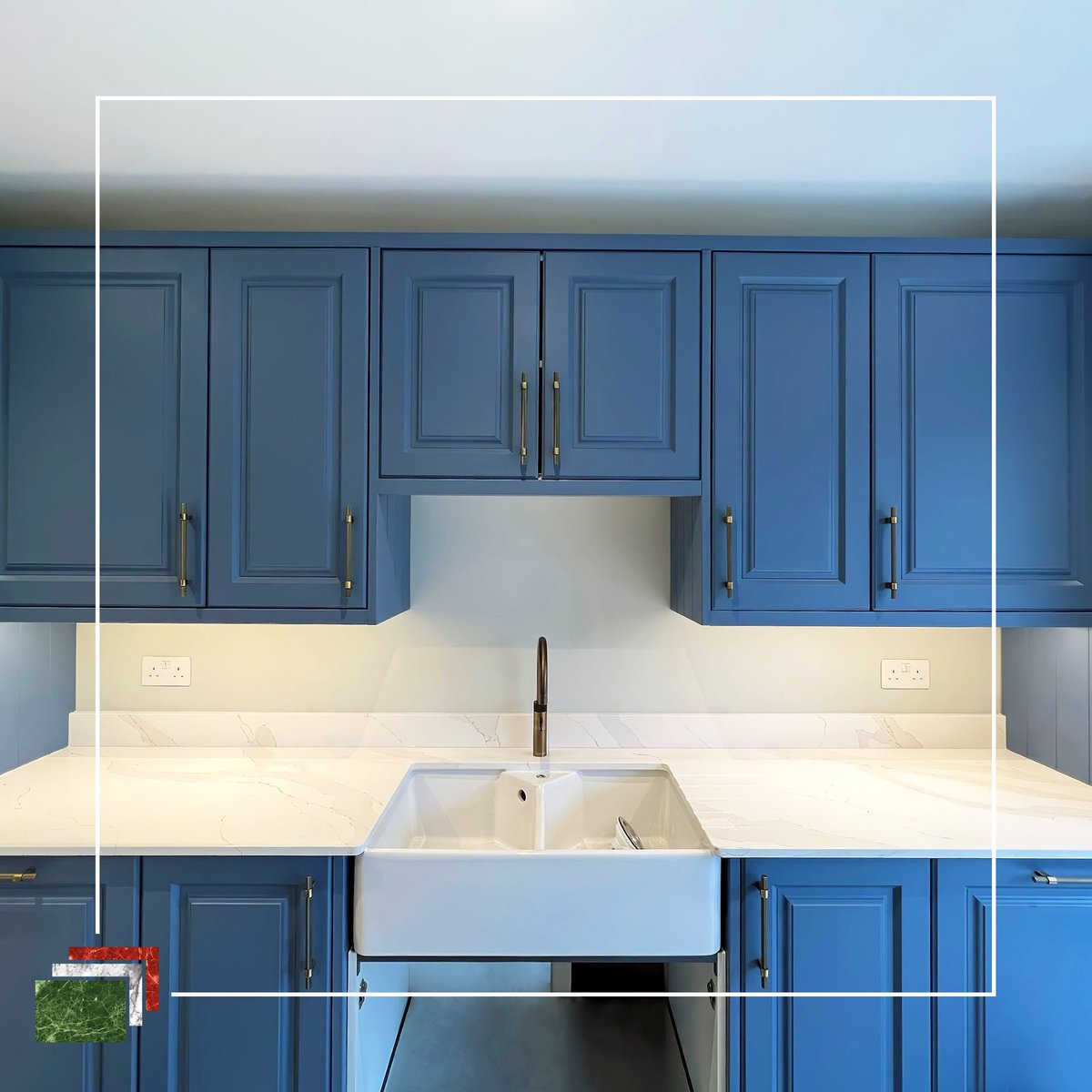 Bristol_Marble's tweet photo. The Calacatta Dorato, featured here on this Belfast sink run, highlights the elegance in simplicity. 1/2 
 
#kitchendesign #belfastsink #quartzkitchen #quartzcountertops https://t.co/GhBygmVgqB