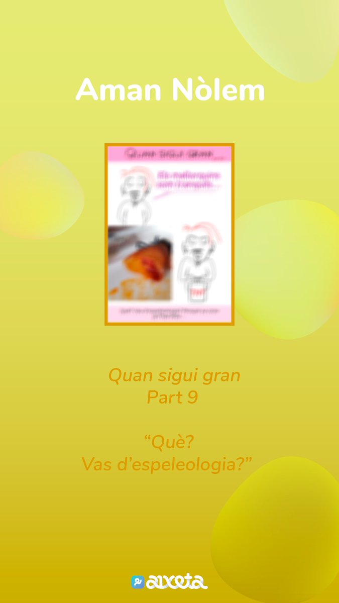 Quan sigui gran IX!
<a href="/cibersheep/">Joan CiberSheep (ell / això)</a> 

amannolem.aixeta.cat/ca/posts/quan-…