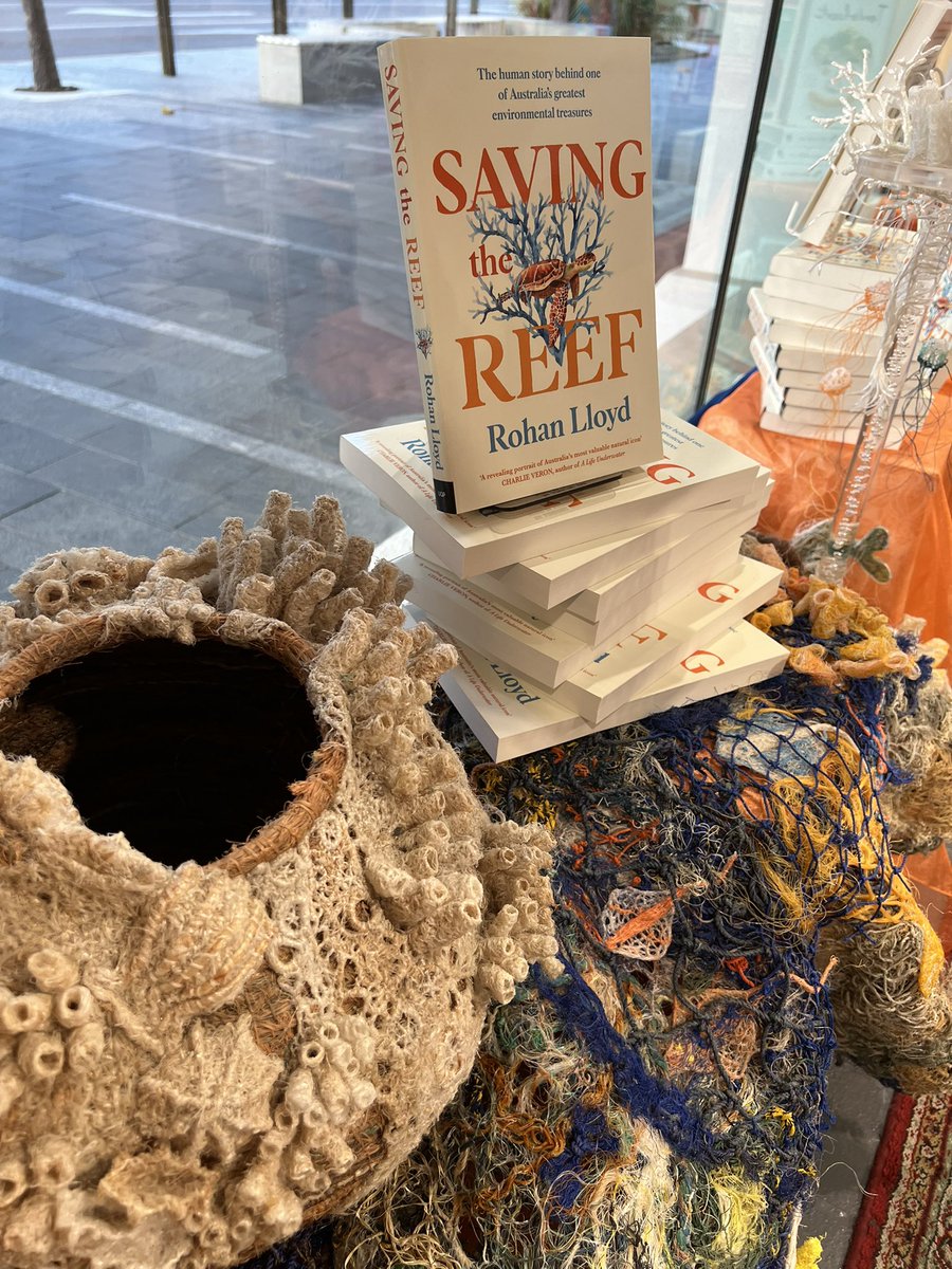 MaryWho4810's tweet photo. New window…

Book: Saving the Reef: The human story behind one of Australia's greatest environmental treasures by Rohan Lloyd

Artwork: Coral Reef by Marion Gaemers, Lynnette Griffiths, Bob Henry and John Walters 

Install: Mary Who? crew + one alum/artist https://t.co/kfTNx1u3eX
