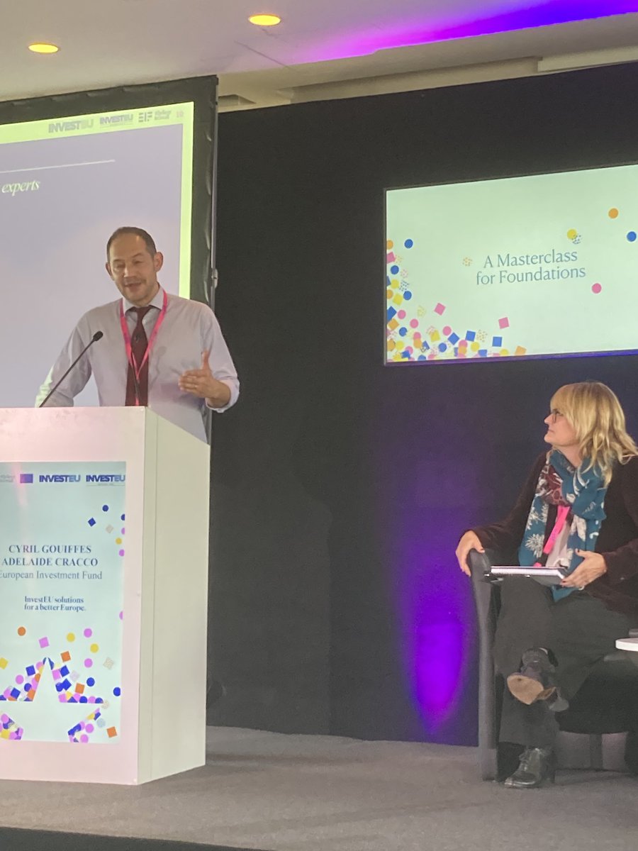 Joining the EIF‘s Masterclass on #investeu for #philanthropy in #Brussels today. How to leverage 11bn€ of guarantees &amp; equity to 145bn€? ⁦<a href="/philea_eu/">Philea - Philanthropy Europe Association</a>⁩ ⁦@_EVPA_⁩ @