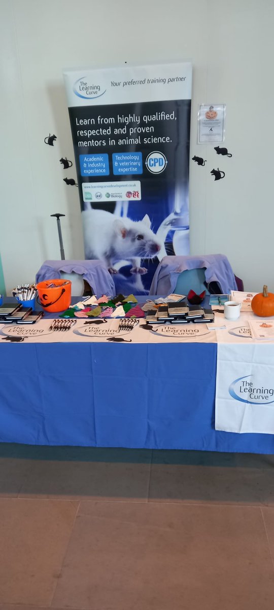 TLC_Development's tweet photo. Come & meet our team and stock up on Halloween goodies at our Trade Stand TODAY at the 10th @InstAnimalTech
West Middlesex branch #Technician Symposium in London. Discover how we can support your IAT career pathway #Education #Bioscience #Animaltechnology @TheCrick https://t.co/9tbLBGOLBG