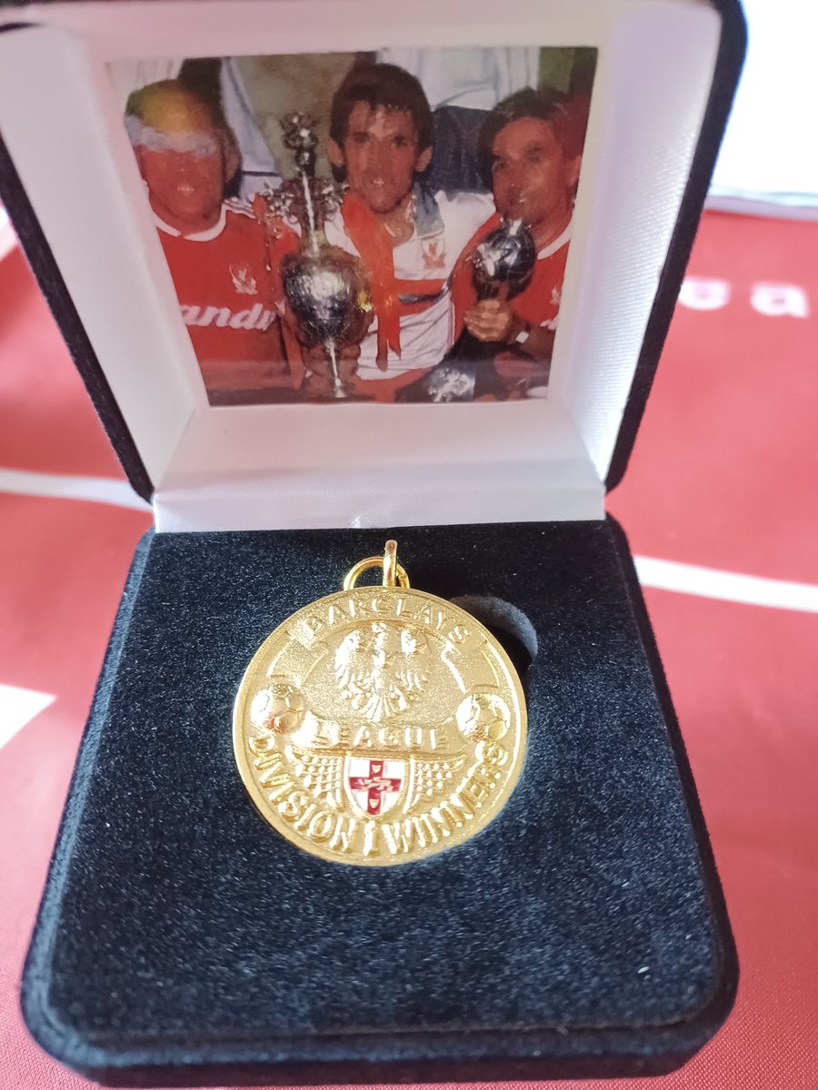 Medal/Memrobilla collectors..

I've seen the pictures, I've now received the Medal.
1990 League Championship Medal.. 
Absolutely lovely!
Any interest please give Robbie or Pete a message @The_MedalMan 
They can and will source anything you want..
Retro shirts/medals/trophies.
