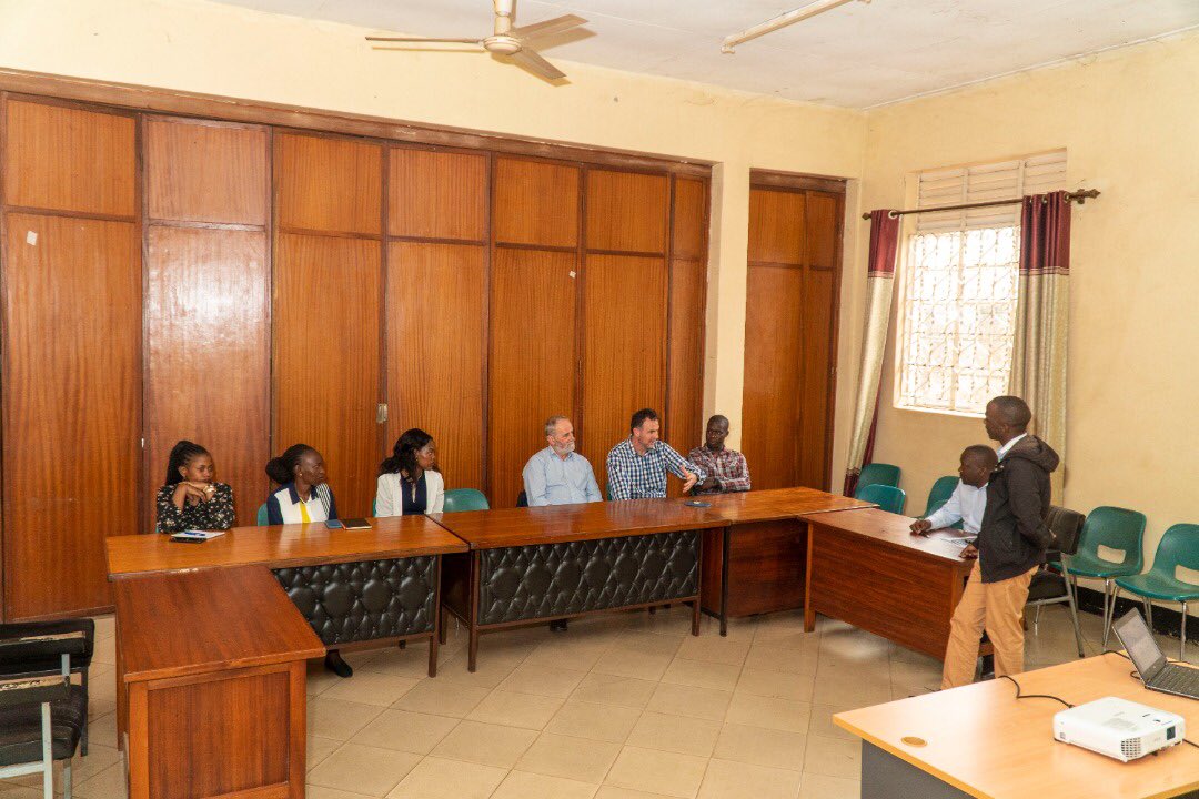 Yesterday, one of the German #IYFEP host farmers paid us a courtesy visit. We had an interesting session sharing and comparing farming systems in German and Uganda and how we can learn from each other.