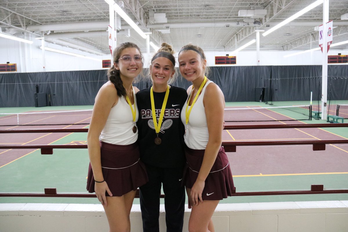 4th place for Malia &amp; Lauren in the 3AA Doubles Tournament and for Sarah in the Singles Tournament. Malia &amp; Lauren fought back in the semis against a powerful team but lost 5-7 in the 3rd set. Sarah had a competitive match in the 3rd place round against a very tough player.