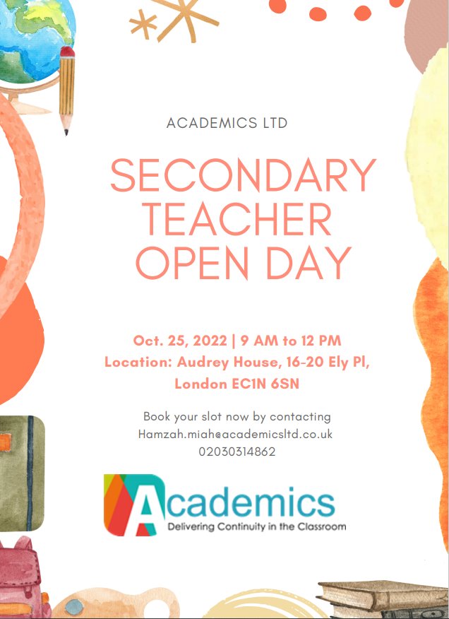 Academics London tweet media
