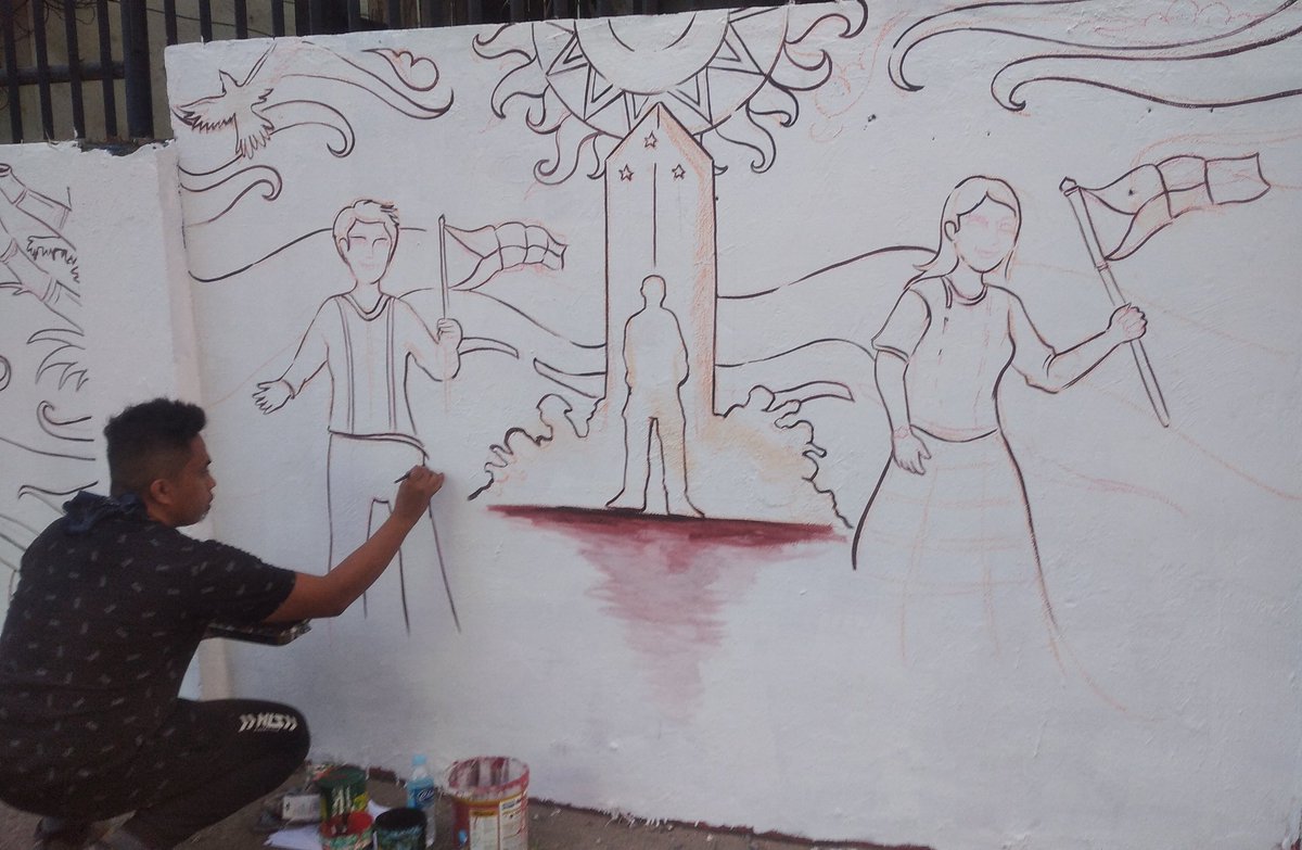 DanPaulPMC's tweet photo. 1st Day - Work in progress mural...🎨🖌️
Buhangin Central elementary school sped...
2022
#mural
#muralpainting
#commissionsopen
#davaocity
#Commission
#artwork
#guhitph
#danpaulgonzales https://t.co/3AywiixL7K