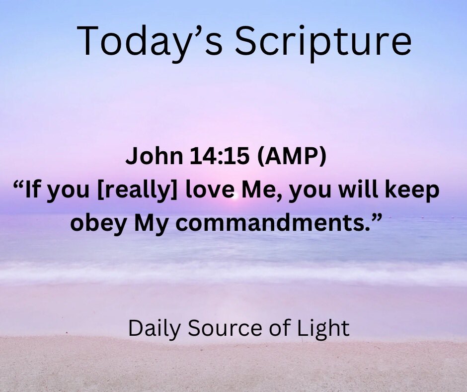 Djehuty's tweet photo. Today’s Daily
Source of Light affirmation:
”I am obedient to the teachings of Jesus.”
#Obedience
#FollowJesus
#LoveLikeJesus
#ModelJesus
#KeepHisCommandments
#GratefulThankfulBlessed
#DailyEncouragement
#DailySourceOfLight
#MinisterDjehuty https://t.co/HzqCB18Dy8