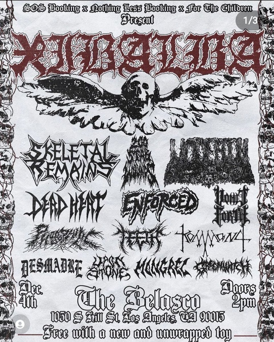 BrutalityNew's tweet photo. #metalconcert #metalshow #newtour #ontour #metal #headbanger #metalhead #metalfestival #metalhour #metaltime #metalfest #concert #openair #Brutaldeathmetal #deathFest #deathmetal #deathgrind #grindcore #oldschooldeathmetal #groovemetal #thrashmetal #speedmetal https://t.co/7DiOto7oWS