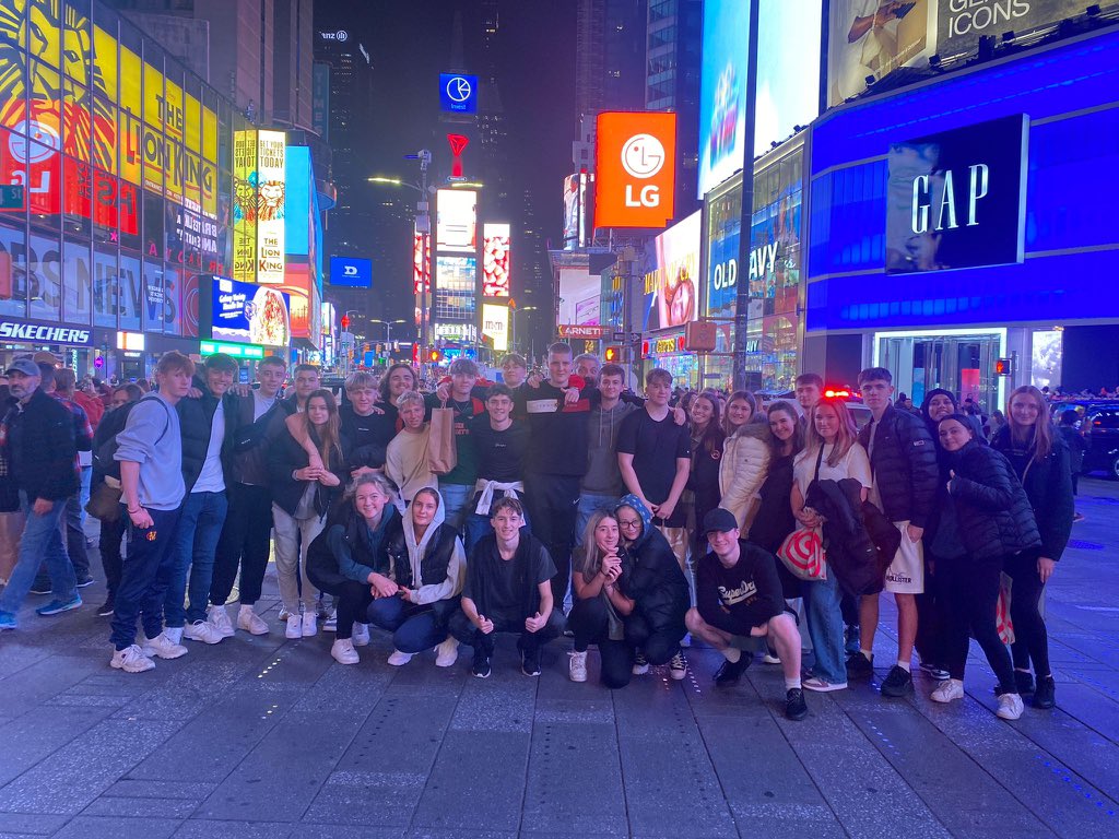 Year 13 are having a great time in New York 🇺🇸