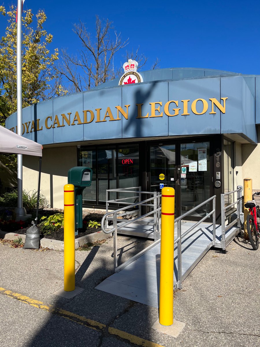 jenvasic2022's tweet photo. A few weeks ago, inbetween meetings, canvassing & errands, I popped into the Royal Canadian Legion Branch 530, located in #ward5waterloo. DYK you can get a membership to the Legion? Affordable drinks, food & great conversation. https://t.co/N73LklA5qa