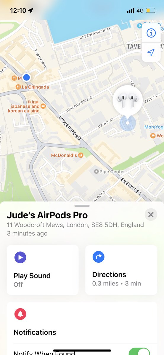 judeblay's tweet photo. Left my house to go do some work then got angry at the fact someone stole my AirPods last night. So I U turned as soon as I got to the cafe, went to Deptford, jumped the barriers to this gated community bedause they were moving nuts, now I have my AirPods again 🤷🏿‍♂️ https://t.co/pKlZSIw6p8