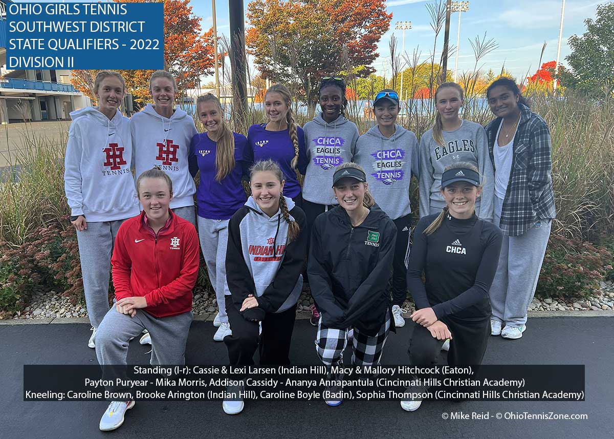 Scott Gerber (@ohiotenniszone) on Twitter photo The final Final Four spots were finally clinched yesterday when North Canton Hoover defeated Magnificat for the NE D1 spot, and New Albany beat Dublin Coffman for the Central D1 spot. Photos of the Southwest District State Qualifiers. <a href="/OHADNewsHS/">OH AD News - HS</a> <a href="/mlaughman/">Melanie Laughman</a> The final Final Four spots were finally clinched yesterday when North Canton Hoover defeated Magnificat for the NE D1 spot, and New Albany beat Dublin Coffman for the Central D1 spot. Photos of the Southwest District State Qualifiers. <a href="/OHADNewsHS/">OH AD News - HS</a> <a href="/mlaughman/">Melanie Laughman</a>