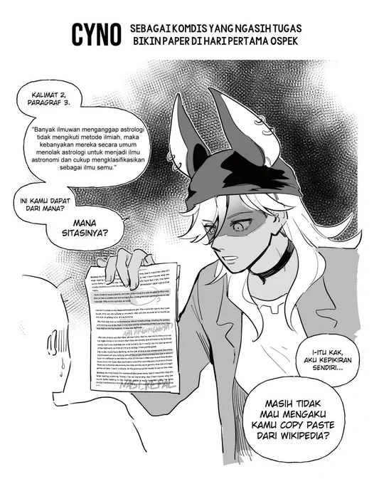 cyno mahasiswa universitas sumeru AU 