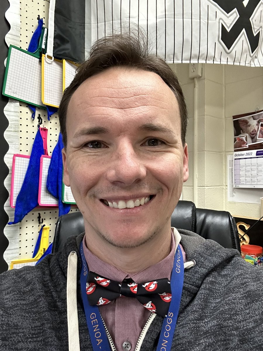First #BowTieTuesday of the 2nd Quarter. Spooky season is upon us, #WhoYouGonnaCall? #gkcogs <a href="/MrPowley/">Adam Powley</a>