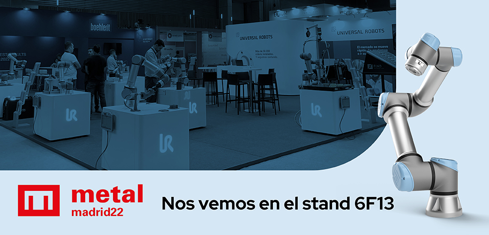 UR_Iberia's tweet photo. ⚙️Soldadura, atornillado, pulido, machine tending… Los #cobots cubren muchas necesidades en la metalurgia. Te lo mostramos en @AdvManufactES con nuestros partners #Zimer #SmothRobotics @OnRobot_ @Robotiq_Inc
👉 https://t.co/SrkMbteT8c
#MetalMadrid22 #metalurgia https://t.co/sRhMaoJc0T