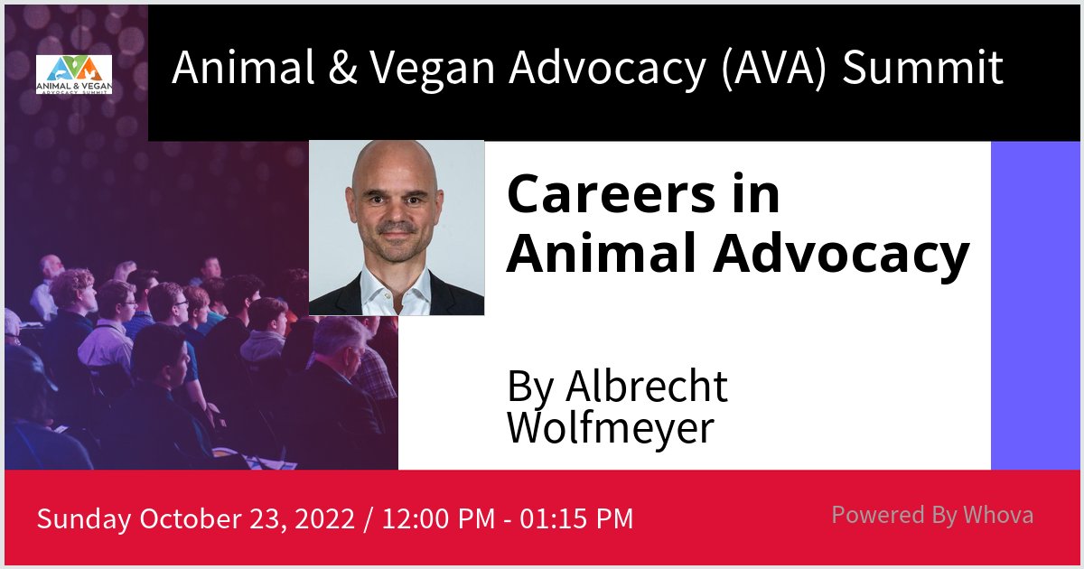 I am speaking at Animal &amp; Vegan Advocacy (AVA) Summit. Please check out my talk if you're attending the event! #AnimalWelfare #advocacy #Food #animallover #entrepreneurs #startuplife #charity