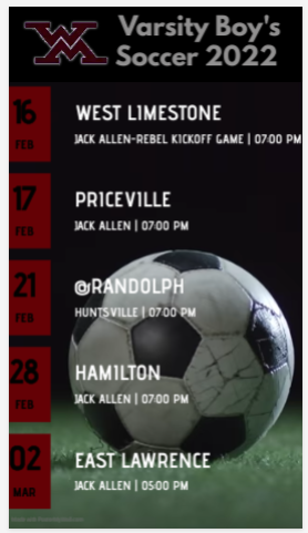 West Morgan Men's Soccer tweet media