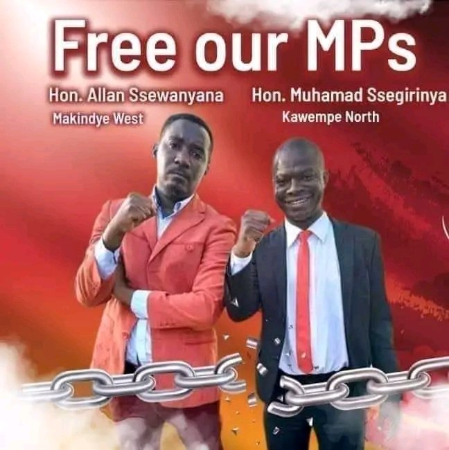 NalwaddaHarima4's tweet photo. @KagutaMuseveni If MPs: Ssegirinya Muhammad &amp; Ssewanyana Allan can be arrested on trumped-up charges &amp; tortured, what happens to ordinary Ugandans?
#EndImpunityUG21
#UgMoving4wd
@SenateDems @SenateFloor 
@Europarl_EN 
@SecBlinken
@UKParliament
@IntlCrimCourt
@JudiciaryUK 
@JudiciaryUG https://t.co/QQZh59By4I