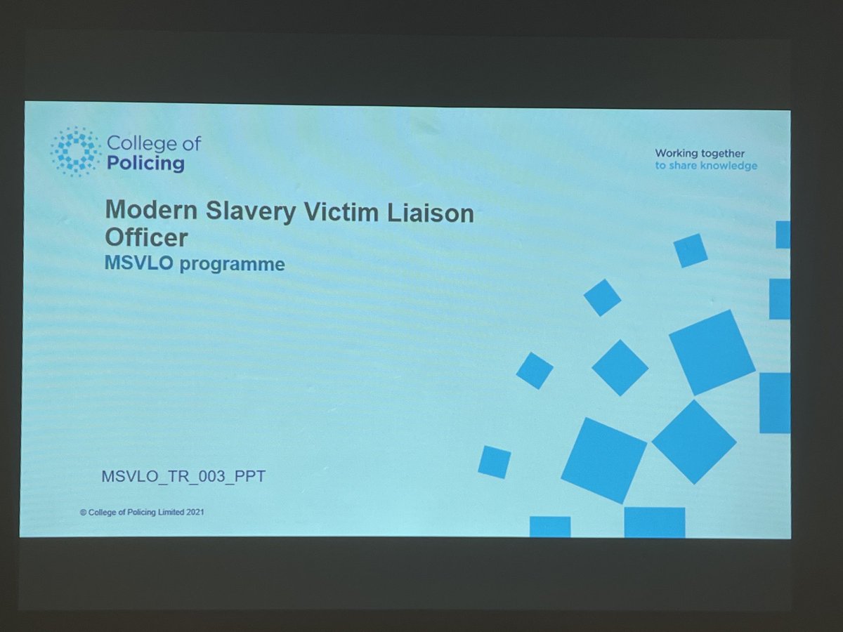 It’s #antislaveryday today & over the next 2days I’m delivering a #modernslavery victim liaison officer course to 22 frontline officers in @gmpolice .Understanding exploitation, support & partnership work to tackle such a horrendous crime. It’s not “illegal immigration”!