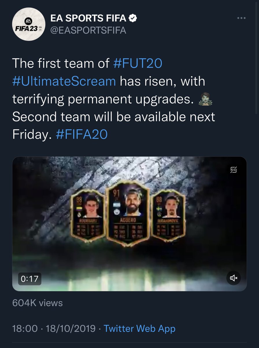 🚨 3 years ago today was the last time we ever saw Ultimate Scream 🎃 

Petition to bring it back ❤️

#FIFA23