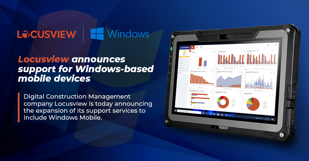 Locusview's tweet photo. Capturing #highaccuracy data in the field can be compounded by harsh surroundings &amp; extreme weather. Today, @LocusView is proud to announce new support services for Windows Mobile devices, which many #utilities prefer to use in more rugged environments.
https://t.co/ToP8Ky4EpC https://t.co/A22ZyoAcmQ