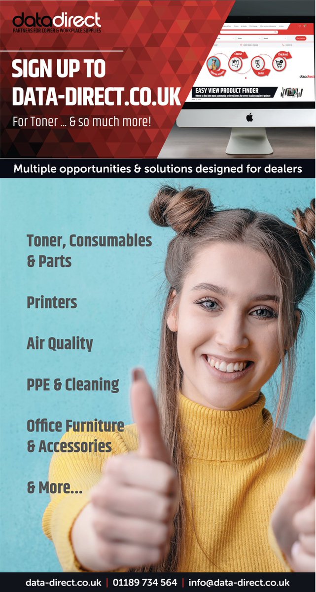 DATADIRECT1's tweet photo. Sign up to https://t.co/7wMhIkvbmi for copier and workplace supplies, extensive stock holding, seamless supply, many services and more!
#datadirect #toner #consumables #more https://t.co/ikUx6Y6elL