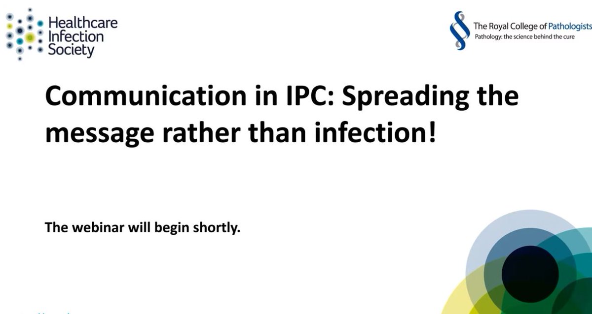 If you missed our joint webinar with @RCPath highlighting the importance of communication in #IPC the recording is now available ow.ly/qeMe50LcOCf - celebrating #IIPW