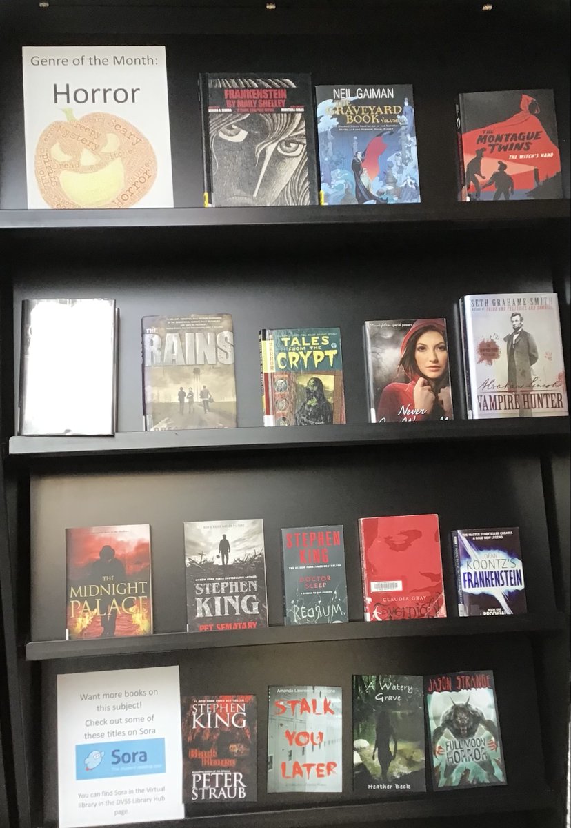 DVSSLC's tweet photo. Check out these spooky reads... https://t.co/p9JqfN9C7n