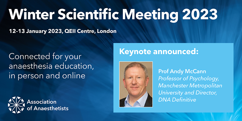 Association of Anaesthetists tweet media