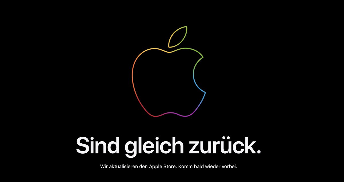Apple Store is down. 
Bekommen wir heute das neue #iPadPro 2022?