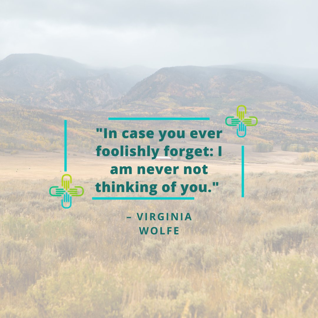 'In case you ever foolishly forget: I am never not thinking of you.' - Virginia Wolfe We believe that collectively remembering loved ones who have passed away gives us strength as a farming community. Find out about our support network - embracefarm.com #EmbraceFARM