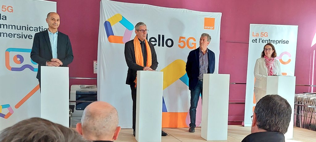 Orange ouvre aujourd'hui son réseau 5G à Guéret sur la bande de fréquence 3,5 GHz