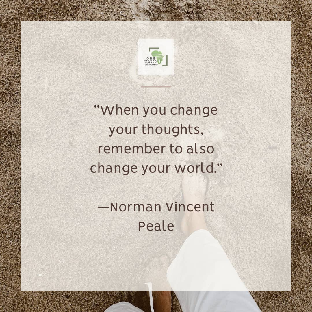 Change your mindset; Change your world!

#ngo #SDG4 #OneAfricanChild #Volunteers #OAC #TransformingEducation