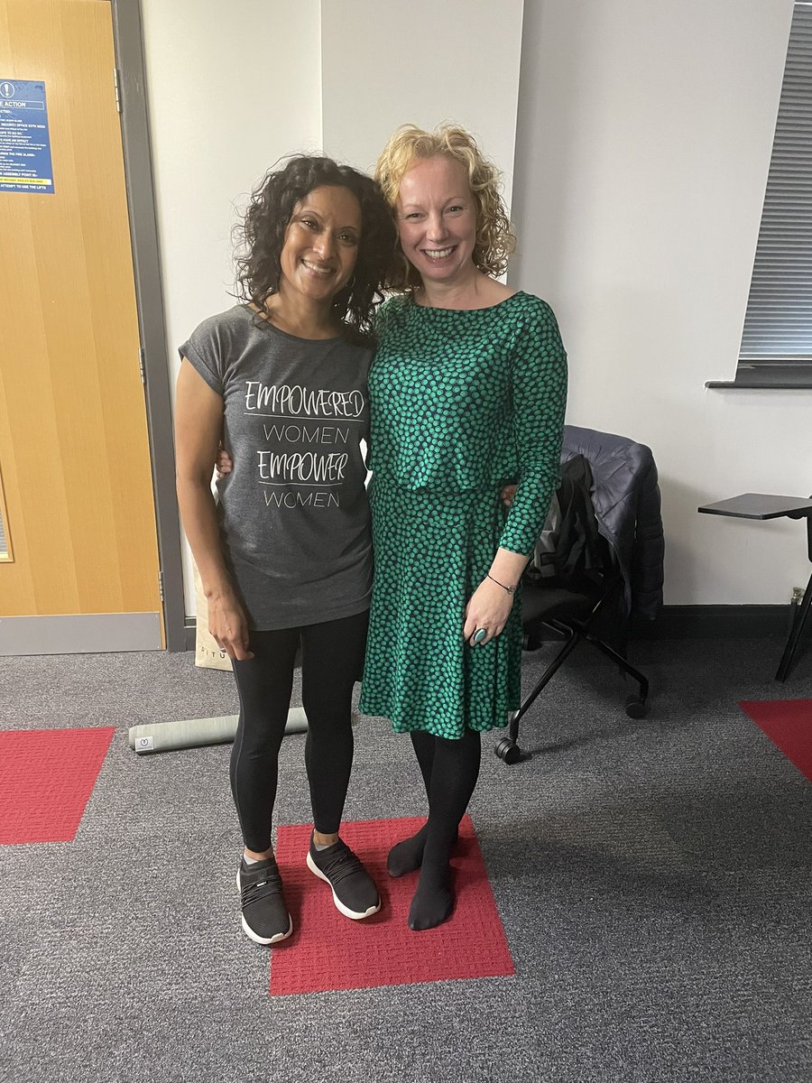 BarbaraMacp's tweet photo. Great end to the morning’s world menopause day sessions with yoga for menopause with Panna Asher 🙏@ainey68 @drna @EmmaJTease @LeedsMedHealth @UniLeedsStaff #MenopauseAwarenessDay https://t.co/mY1mS07bJa