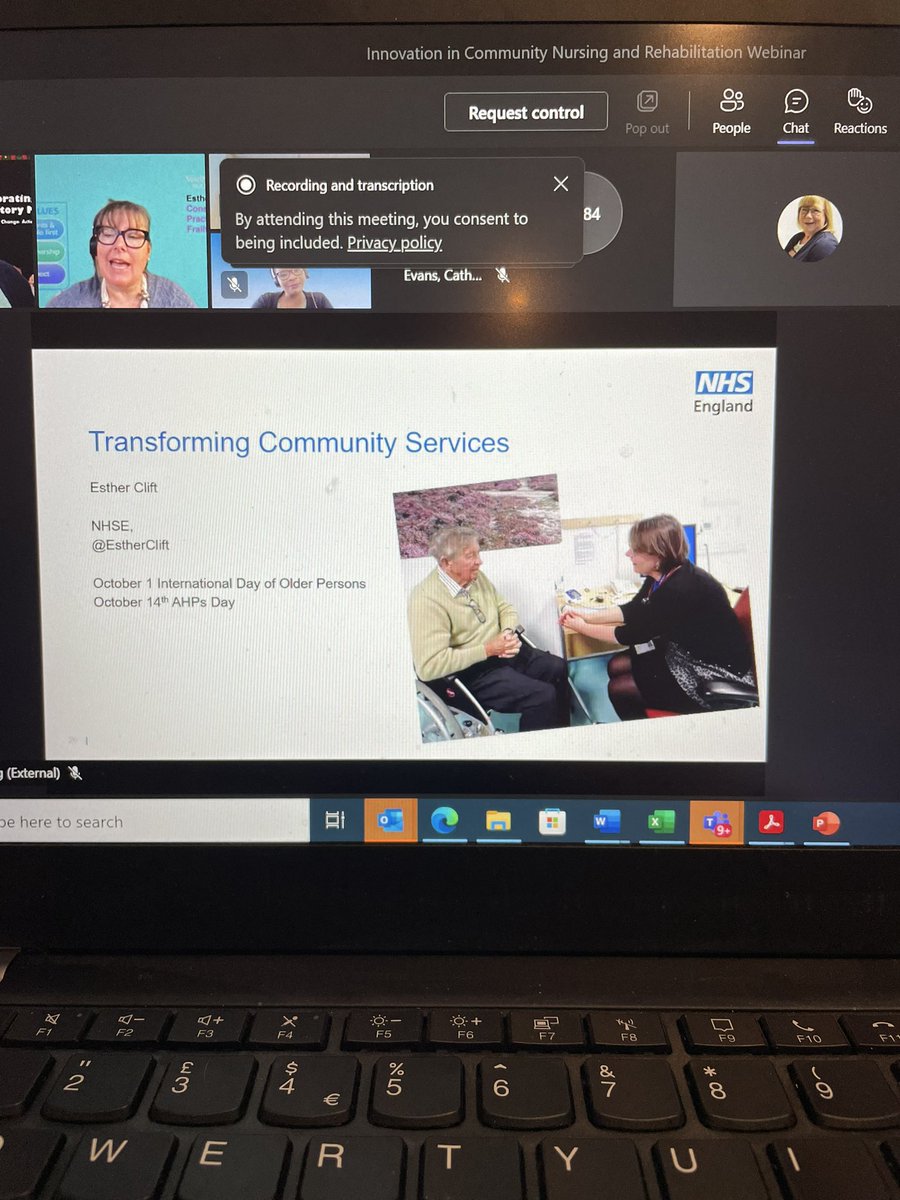 kadeh23's tweet photo. Attending an excellent webinar #CommunityWorkforce @NHSEnglandCHS . Brilliant examples of utilising Advanced Practice in Community. @Hyland_P80 @JoFishpoole @Ash_Ntuli @DebbieSmith1002 @CPFT_NHS @CambsPboroAHPs https://t.co/gANfif7x5P