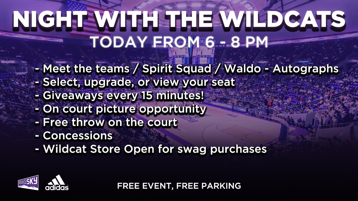 See you tonight, fans!🏀 bit.ly/NightwiththeWi… #WeAreWeber