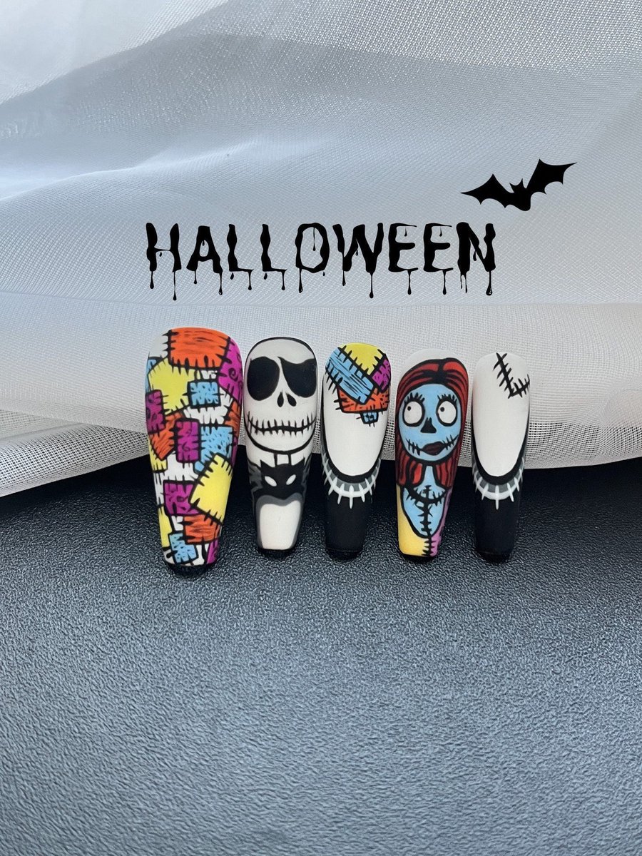 Signailss's tweet image. Mr Jack 💀 hand painted 😍
#halloween #halloween2022 #nailsedit #beauty #pressons #etsy #nailart #nailpolish etsy.me/3VF32L1