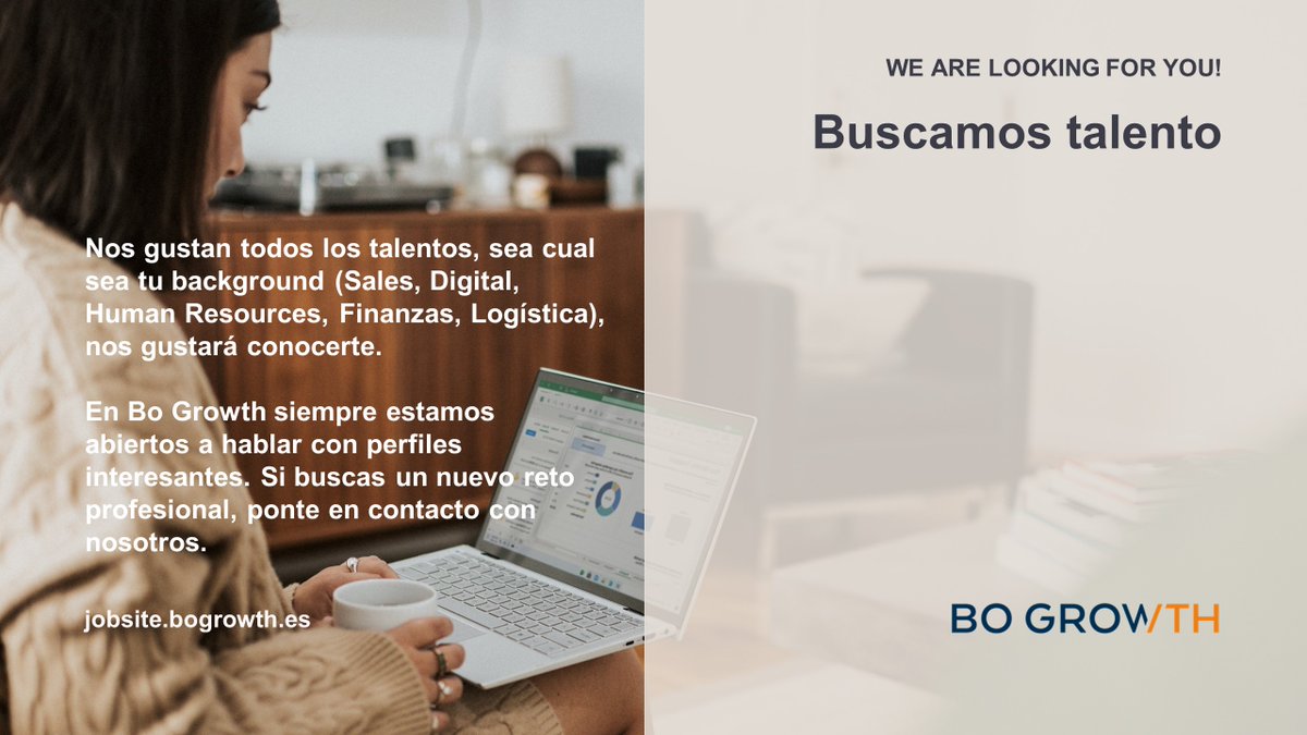 ¿Estás pensando iniciar un nuevo proyecto? Cuéntaselo al equipo de <a href="/Bo_Growth/">BO GROWTH</a> 
jobsite.bogrowth.es

#thepowerofpeople #oportunidadeempleo #ofertasdetrabajo #vacantes #oportunidadeslaborales #business #negocio #consultoresrecursoshumanos #desarrollo #headhuntersvalencia