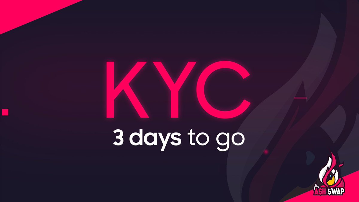 ash_swap's tweet photo. #AshSwap community there are only 3 days left to KYC for our IDO on Maiar Launchpad!

For more information on how to KYC 👇
https://t.co/vXGDHNSg1l

Join the conversation on Telegram 👇
https://t.co/FEfUBcB3nX

#StableSwap #AMM #DEX #Elrond #Staking https://t.co/ta5WLcRJDw