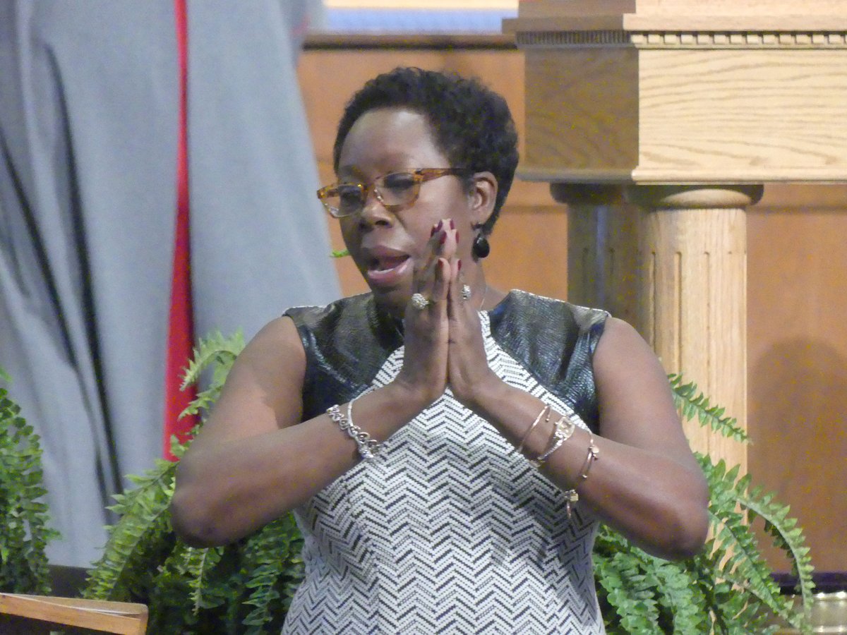 CascadeUMC's tweet photo. Last Sunday was Laity Day at Cascade, which is vital to the ministry's life and vitality. We were blessed by an inspiring message from Dr. Kevin James, president of Morris Brown College, who encouraged us to strive for achievement through faith and willpower. #cascadeumc https://t.co/6uuMa6rJsS