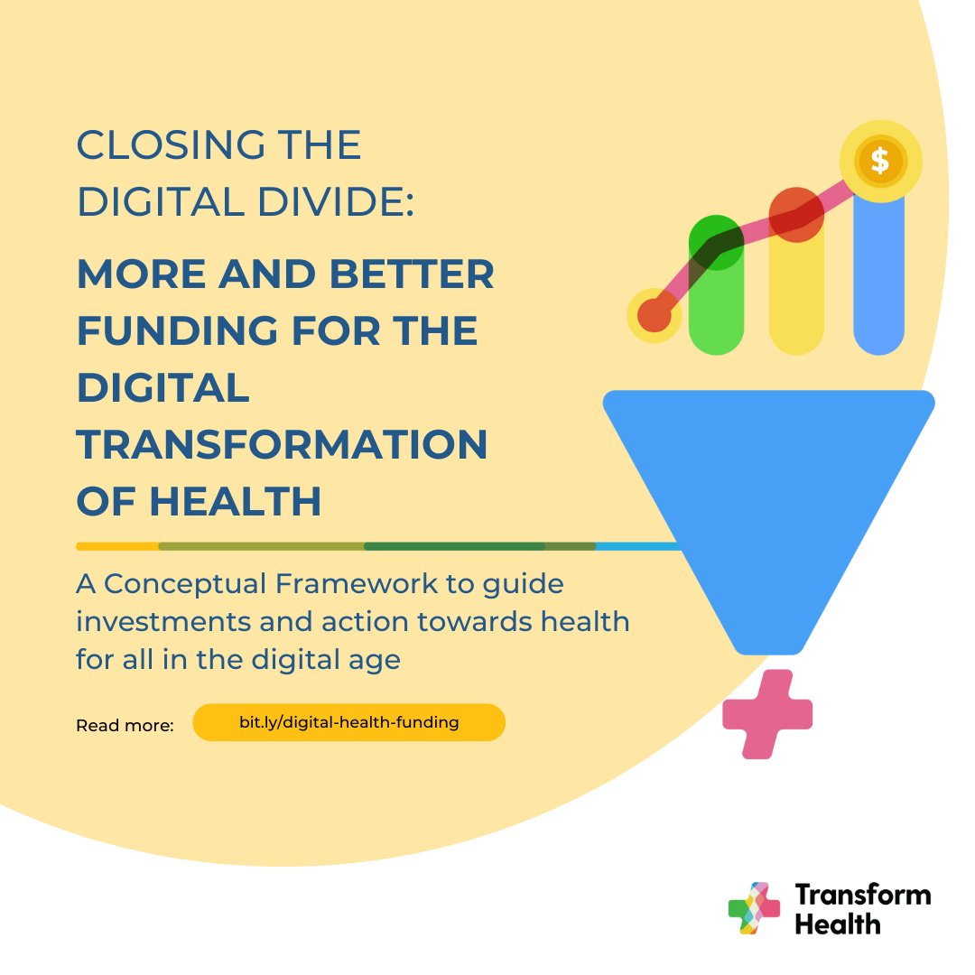 🚨 New research on #DigitalHealthInvestment. @trans4m_health and partners launch report on the necessary investments from national & international donors for digital transformation. 🔗 Read it here: bit.ly/digital-health…