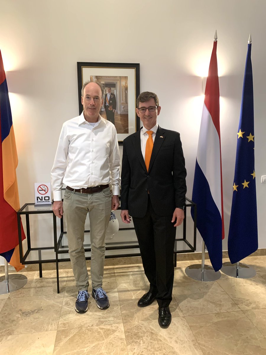 Thanks to the hospitality of the ambassador of Armenië #Armenia