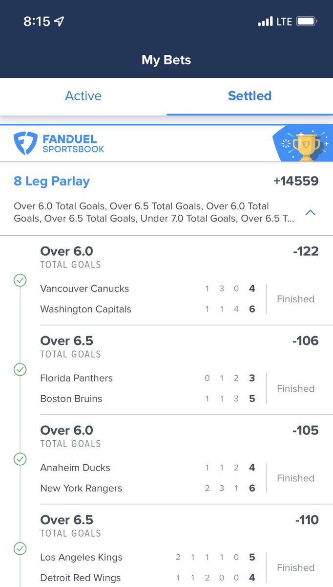 NeSSeN488's tweet photo. Not bad for a Monday night #GamblingTwitter  new king 👑 #nfl #nhl @ParlayScience @TrustTheSystem3 https://t.co/GPopPhgCxz