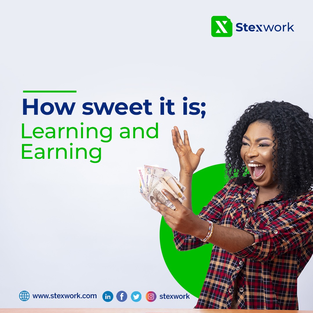 stexwork's tweet photo. While you are still learning as a student in school, @stexwork  has created an opportunity for you to work and earn. 

Isn't that awesome?

Visit https://t.co/b6gODSwf4k

#recruitment #studentexperience #workexperience #stexwork #careergrowth #studentgig https://t.co/ecsaIo3cLG
