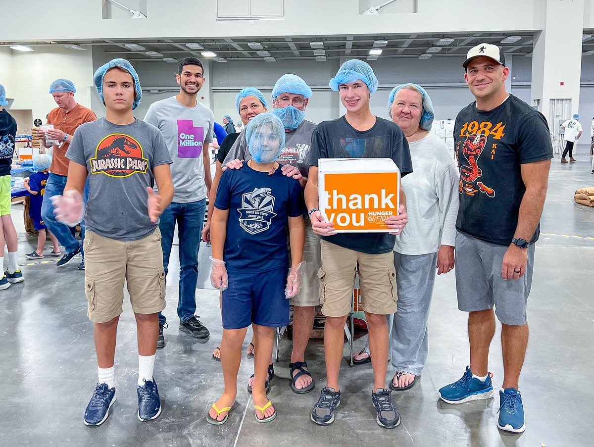 hunger_fight's tweet photo. Over three days time, participants were able to pack 1,019,760 meals for families supported by the Utah Food Bank. To say that the event was successful would be an understatement. #HungerFight #SiliconSlopes #OMM https://t.co/WjrcoUy4KI