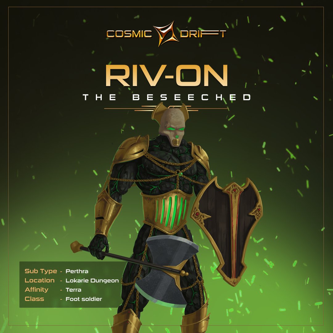CosmicDriftGame's tweet image. Riv-On, are a common enemy type players can expect to encounter in the Lokarie Dungeon!🧟‍♂️
Link to mint page ➡️ bit.ly/3M4itIB
#nftsale #NFTLaunch #NFTmint #NFTminting #NFTmintalert #nftmarket #nftgiveaways #nft #mintday #nftgame #rpg