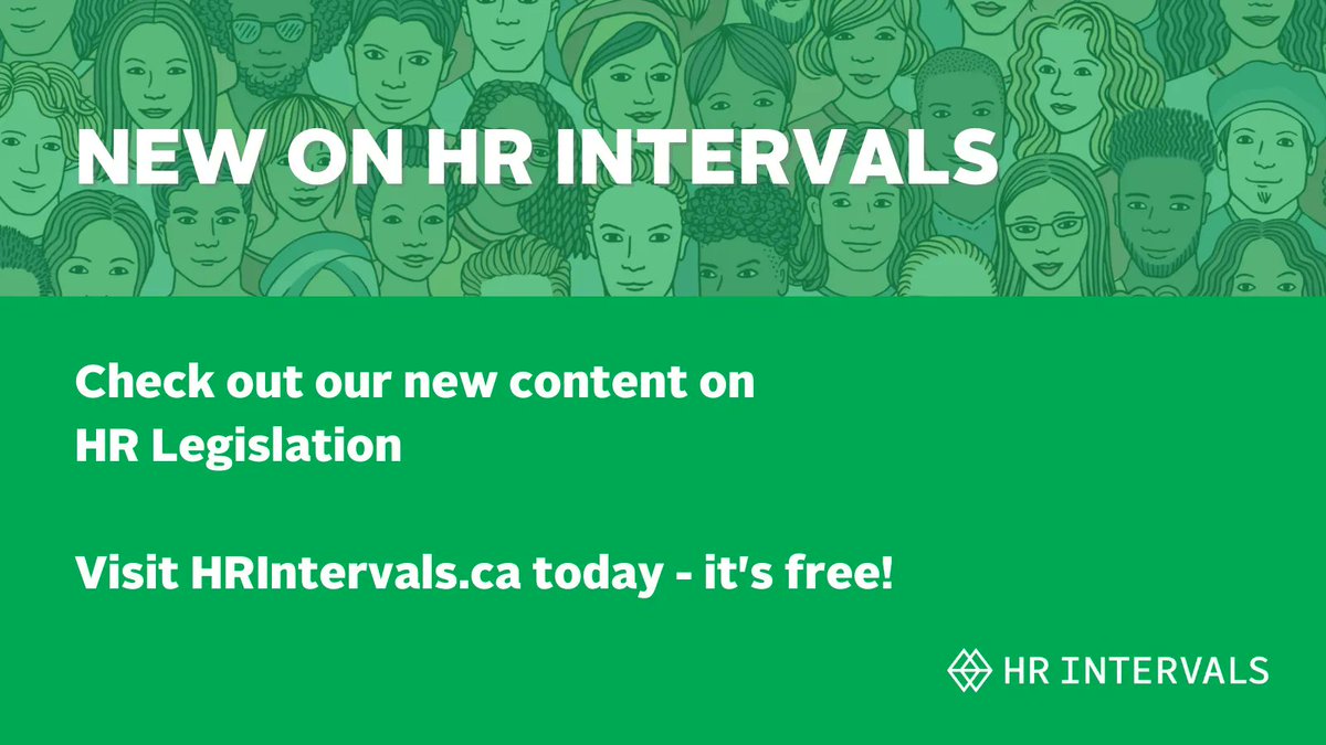 In collaboration with @compliancework, we have added an HR Legislation section to HR Intervals so that your organization can better understand how to approach legislation, acts and regulations, and much more. Read here for more information: buff.ly/3S9zaUh