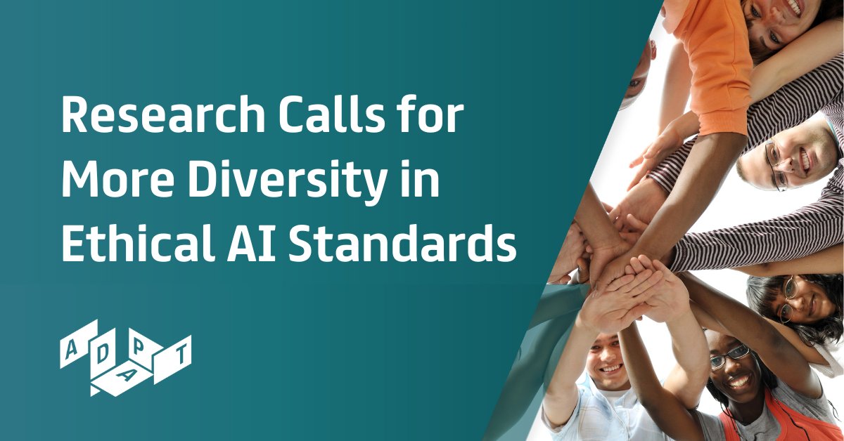 The ADAPT Centre (@AdaptCentre) on Twitter photo 2022-10-18 12:26:10 New #study by ADAPT #researchers @dave_e_lewis, @pj_wall & @CathyRoc calls for increased consideration of power structures when developing #AI #ethics #policies & #standards to empower underrepresented groups in the wider AI discourse.Β
Learn more bit.ly/3Tlg8LE New #study by ADAPT #researchers @dave_e_lewis, @pj_wall & @CathyRoc calls for increased consideration of power structures when developing #AI #ethics #policies & #standards to empower underrepresented groups in the wider AI discourse.Β
Learn more bit.ly/3Tlg8LE