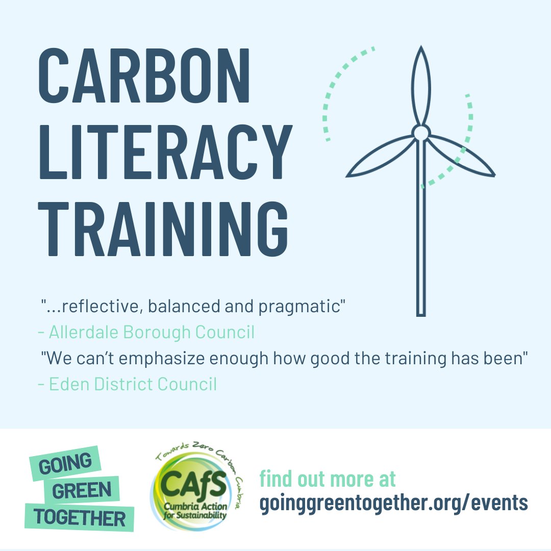 GoingGreen_NE's tweet photo. All North East voluntary and community organisations can get 50% off accredited Climate and Carbon Literacy training. Register for the next course, beginning Wednesday 26th October: https://t.co/yW76dHUjUp https://t.co/jZKSRwDT1Z